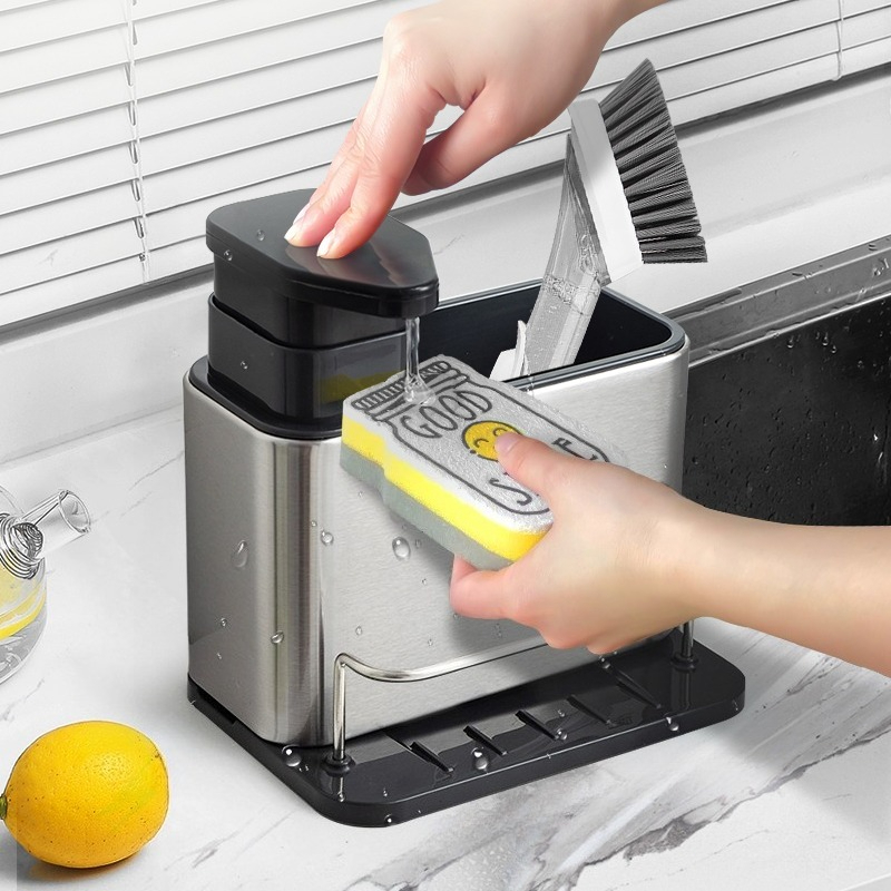 Tech Accessories Organizer - Distributeur de savon multifonctionnel en acier