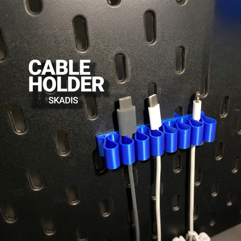 Desk Cable Clip - Clip organisateur de câbles pour panneau