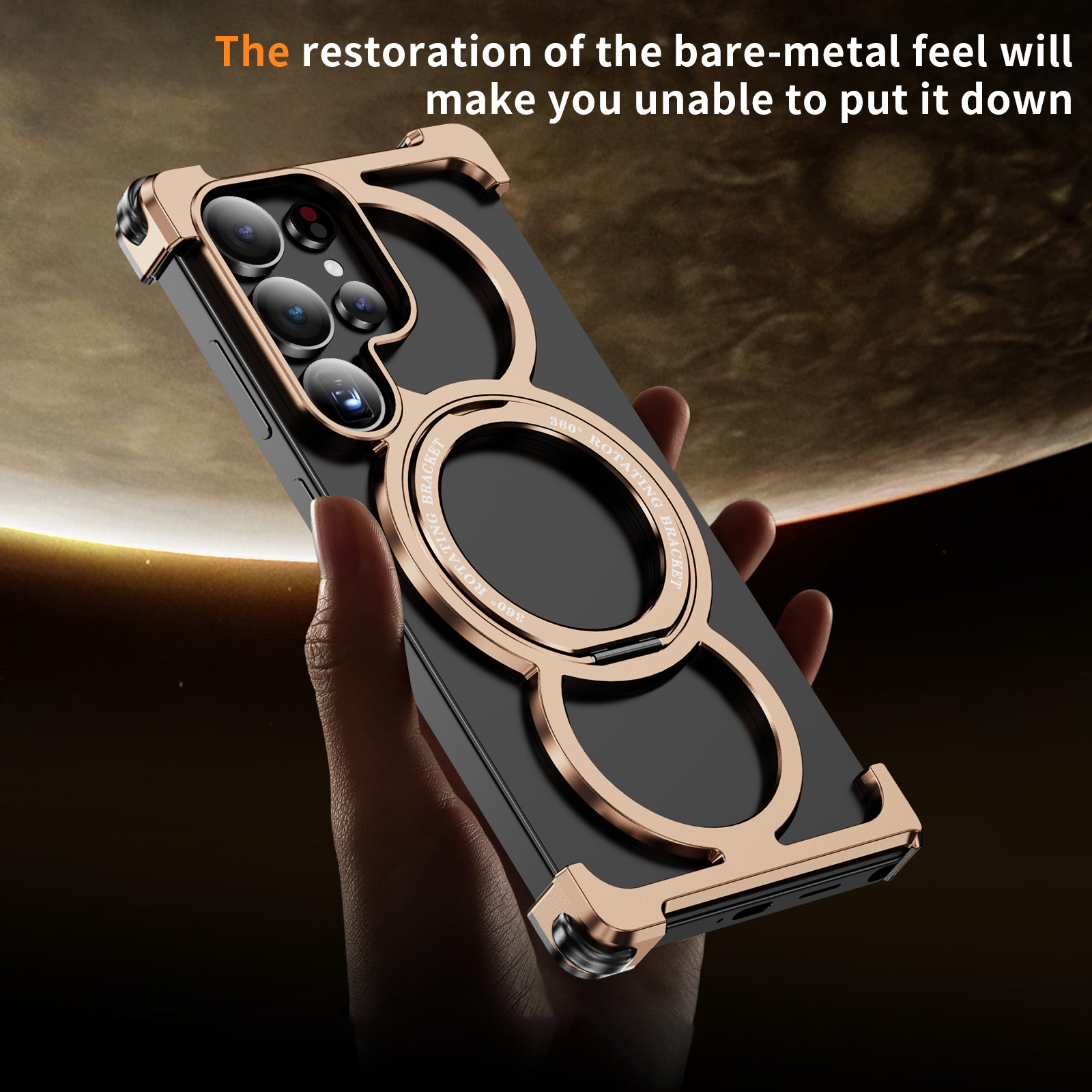 Phone Stand Aluminum - Coque de téléphone à Dissipation thermique