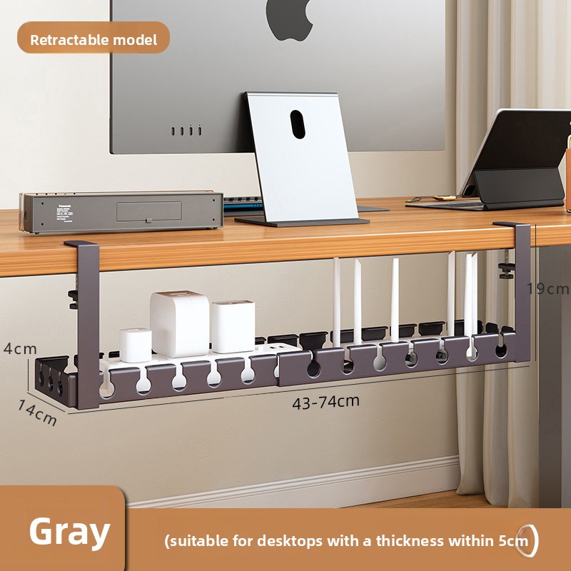 Support de rangement rétractab - Desk Cable Clip avis et prix
