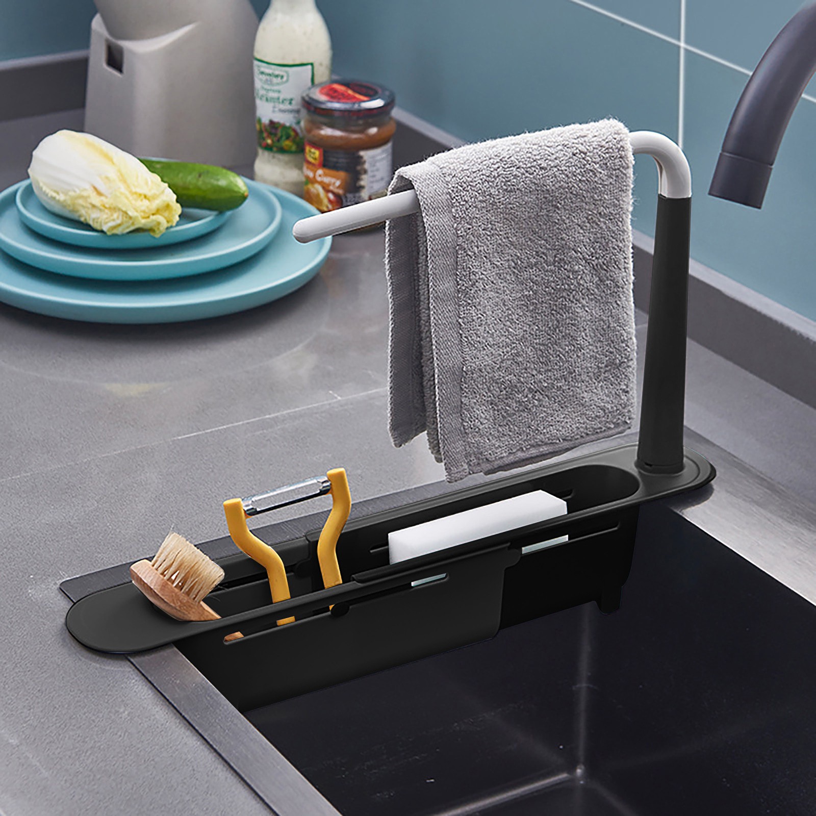 Elescopic-Étagère d'évier de p - Tech Accessories Organizer avis et prix