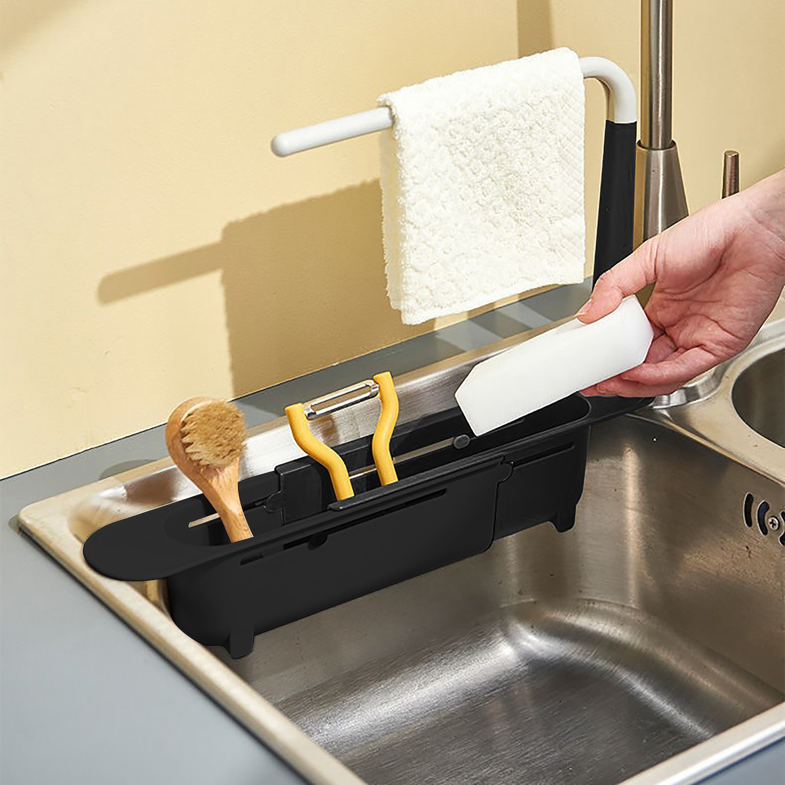 Elescopic-Étagère d'évier de p - Tech Accessories Organizer avis et prix
