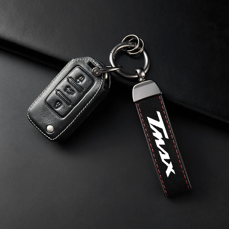 Porte-clés de moto en cuir sué - Tech Max Accessories avis et prix