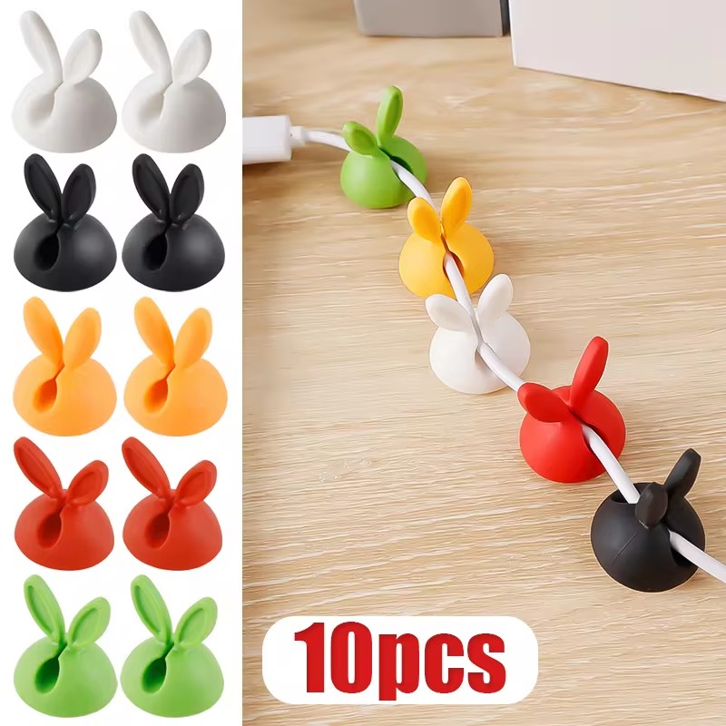 Support d'oreille lapin mignon - Desk Cable Clip avis et prix