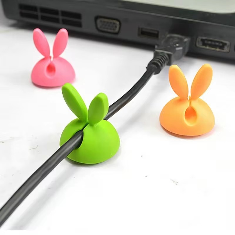 Support d'oreille lapin mignon - Desk Cable Clip avis et prix