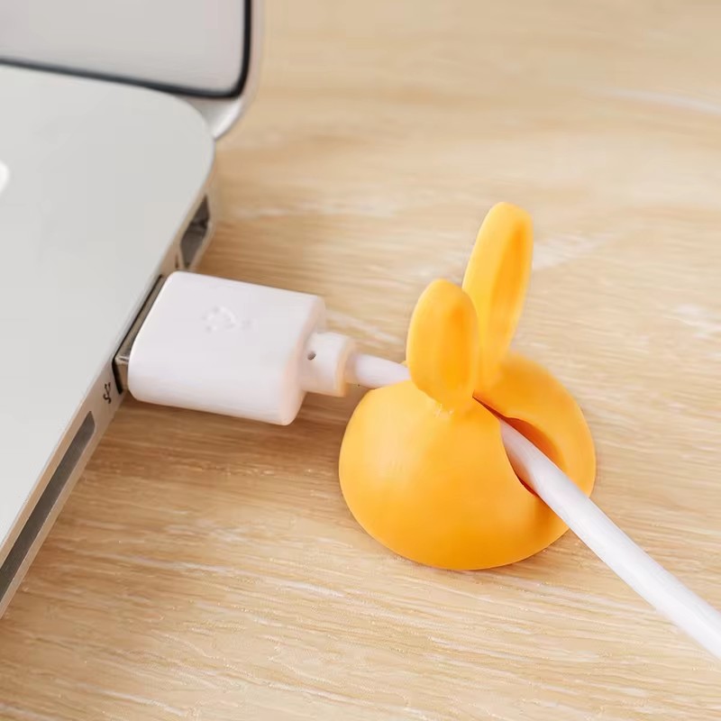 Support d'oreille lapin mignon - Desk Cable Clip avis et prix