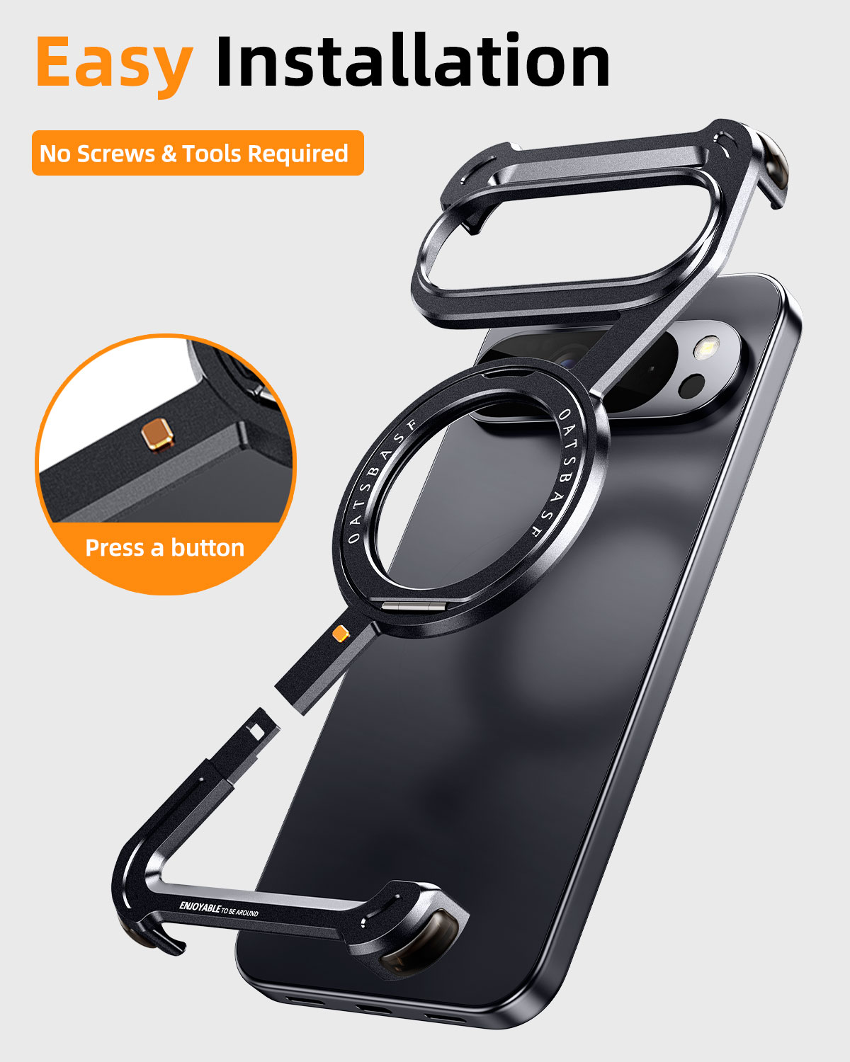 Coque de téléphone en métal Oa - Phone Stand Aluminum avis et prix