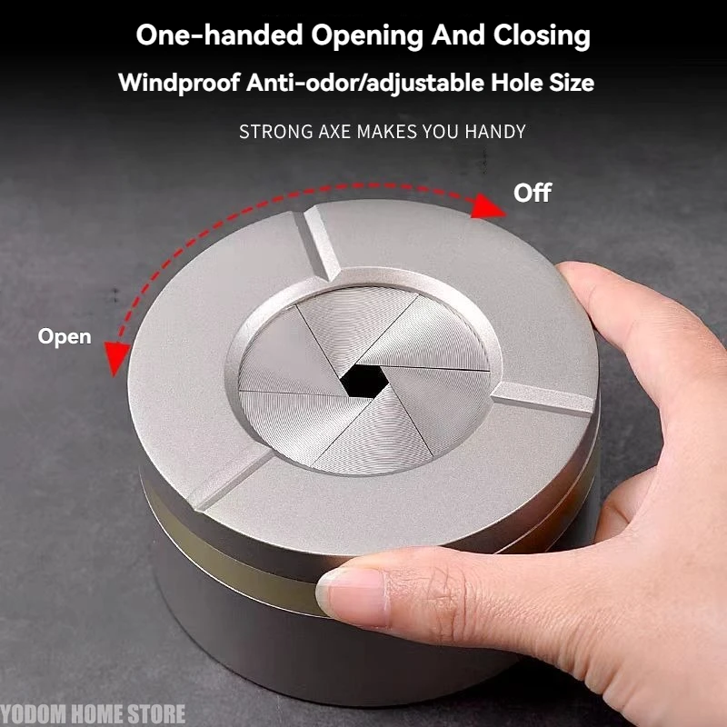 Cendrier mécanique rotatif hau - Unique Tech Accessories Gifts avis et prix