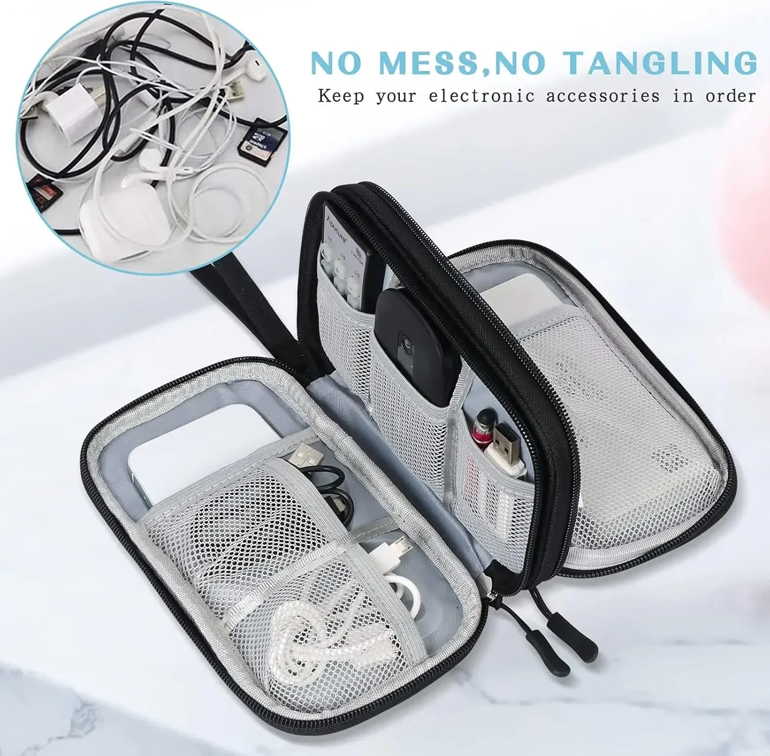 Sac de voyage pour câbles, poc - Tech Accessories Organizer avis et prix
