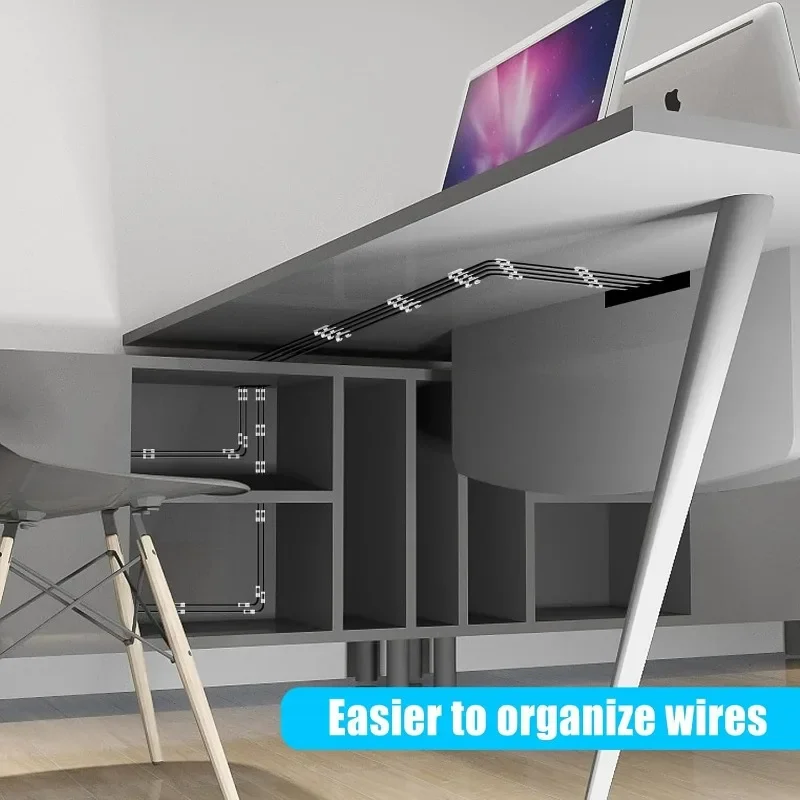 Support de câble mural auto-ad - Desk Cable Clip avis et prix