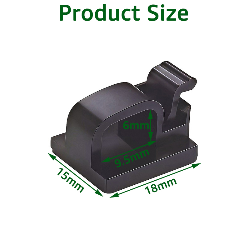 20 attaches-câbles adhésives p - Desk Cable Clip avis et prix