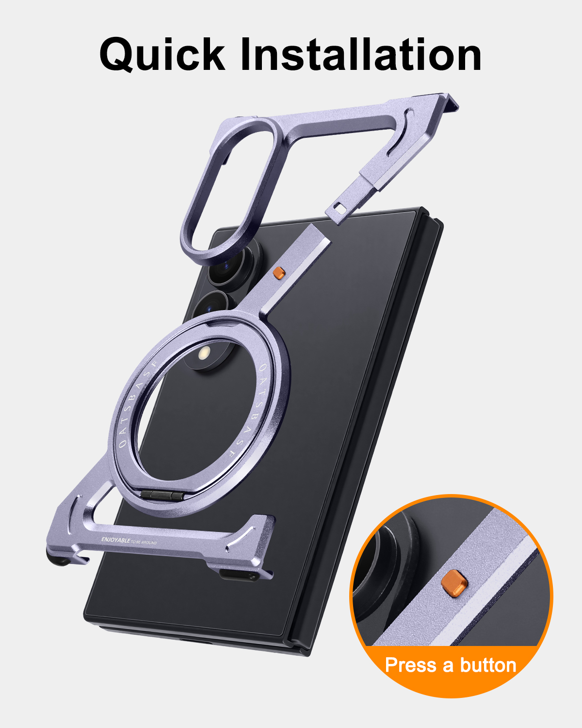 Étui de téléphone en métal Ear - Phone Stand Aluminum avis et prix